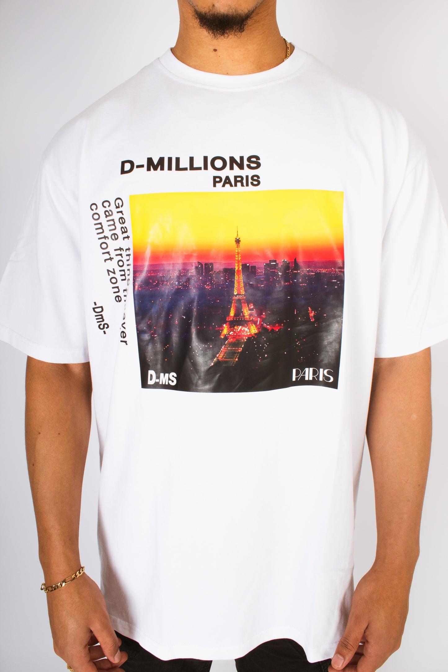 Tee-Shirt D-Millions Eiffel Tower SS23 White